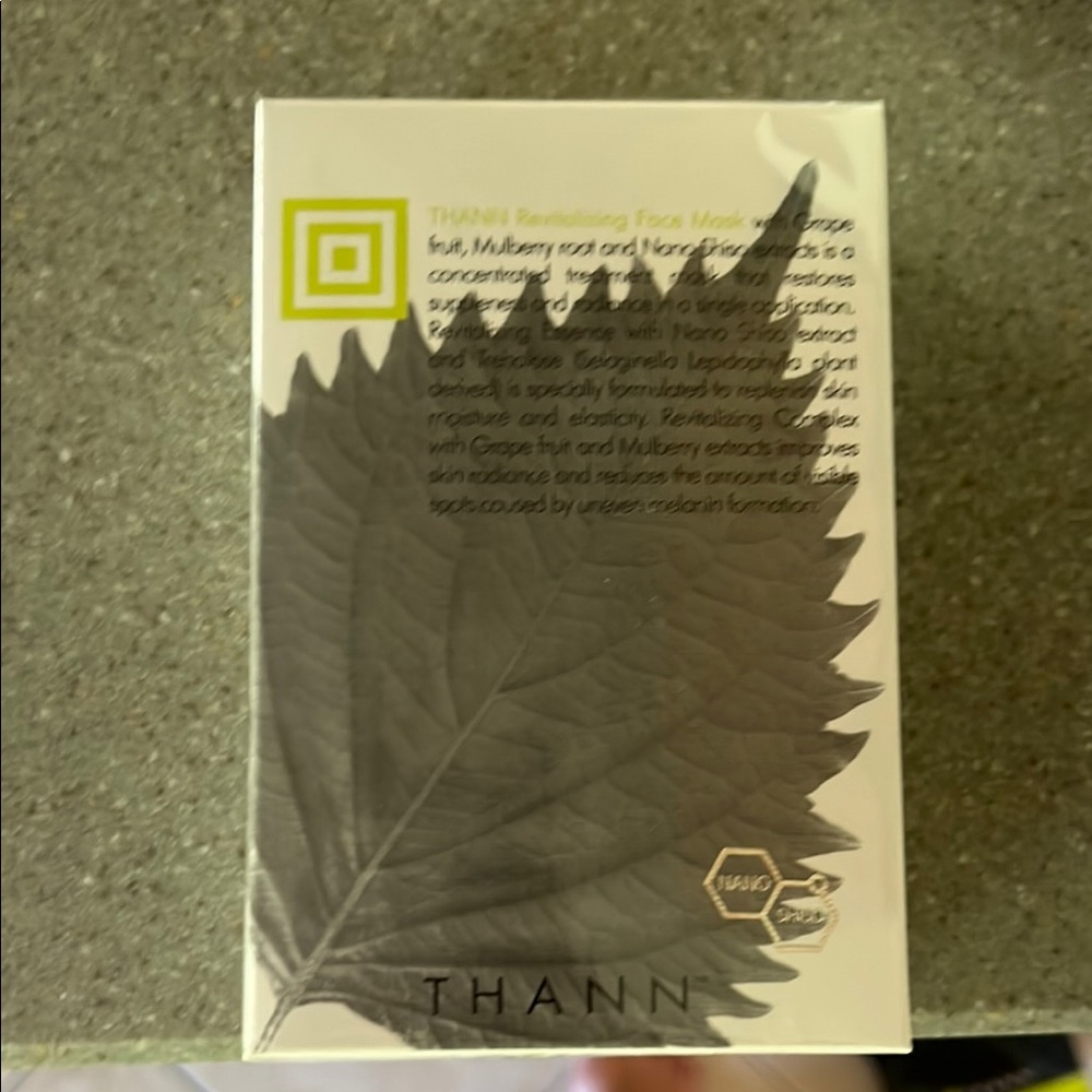 NEW Thann Revitalizing Face Mask with Natural Extracts